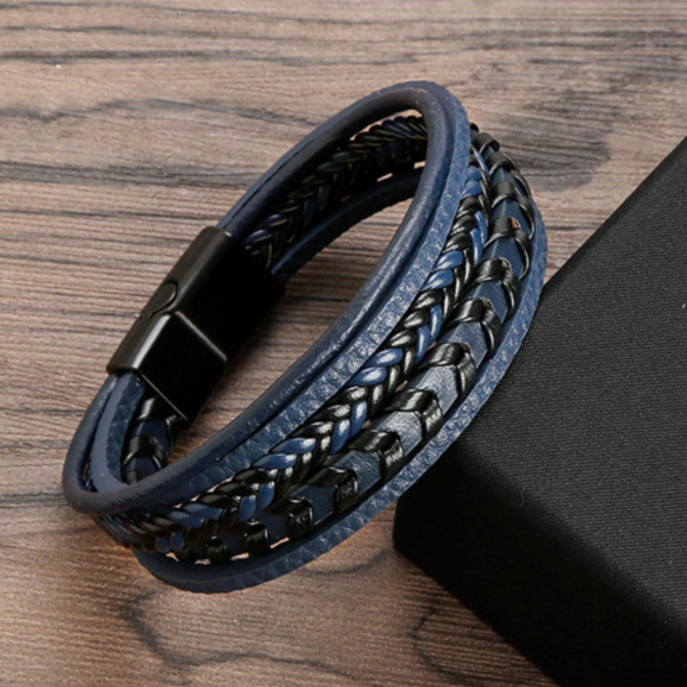 Leren herenarmband – stoer, stijlvol en tijdloos (1+1 Gratis)