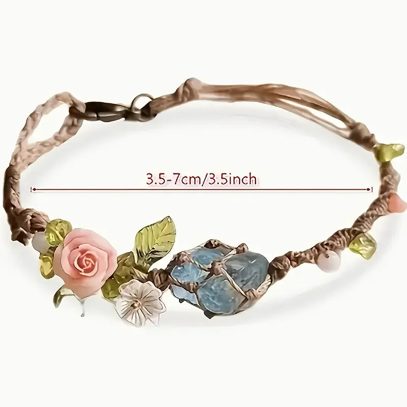 Bloemenmagie Armband – Natuur ontmoet elegantie 🌸