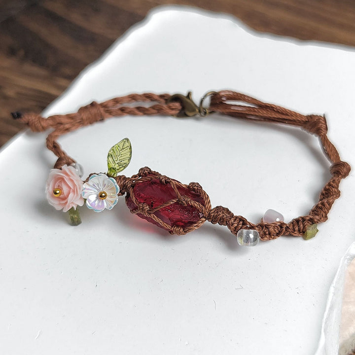 Bloemenmagie Armband – Natuur ontmoet elegantie 🌸