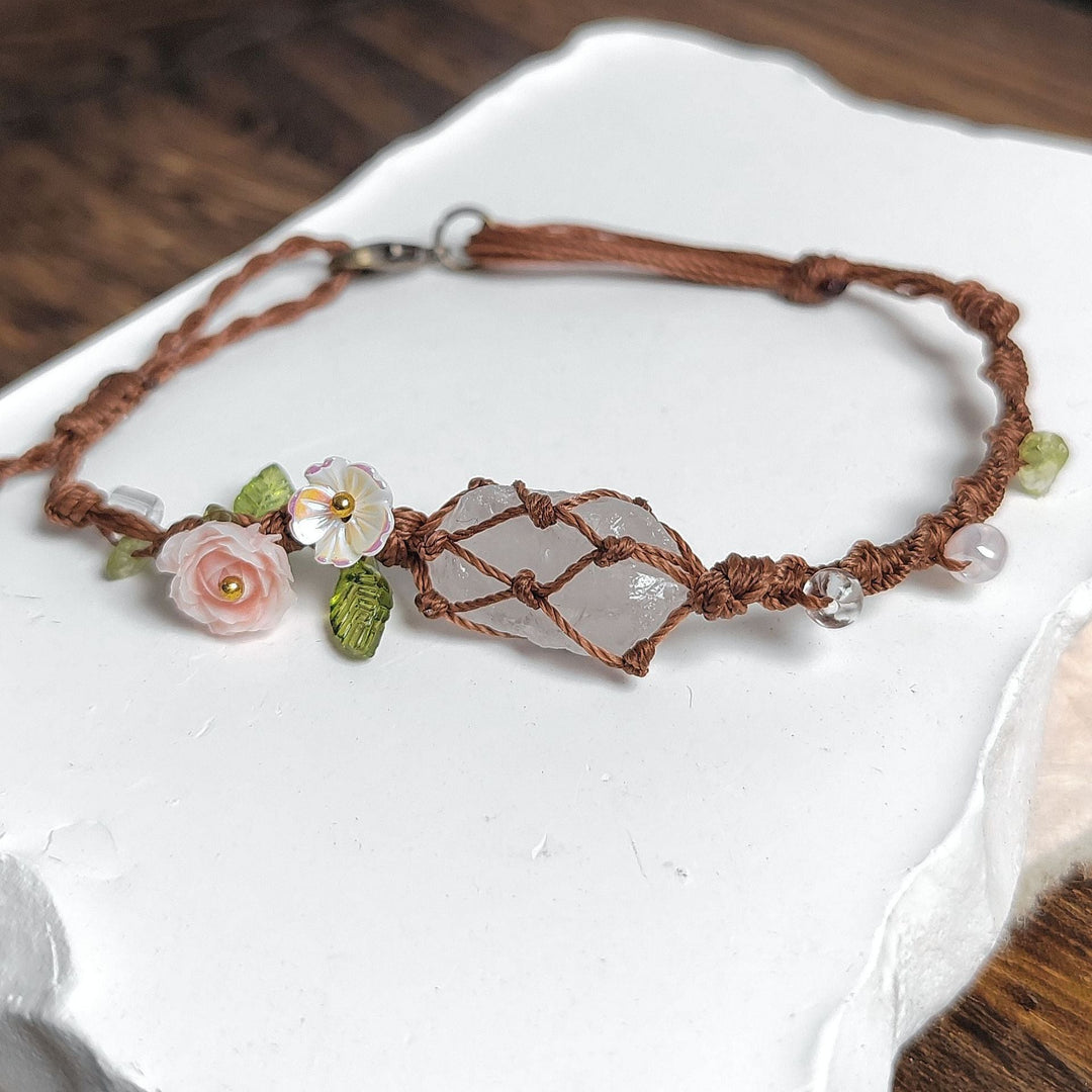 Bloemenmagie Armband – Natuur ontmoet elegantie 🌸